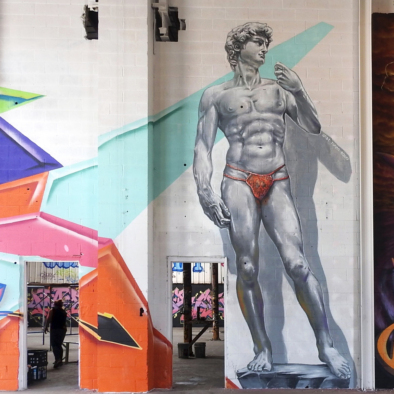 David – (painted over) – HAM